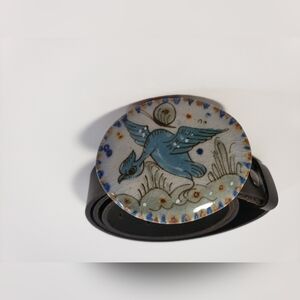 Genuine Leather Belt & Ceramic Buckle